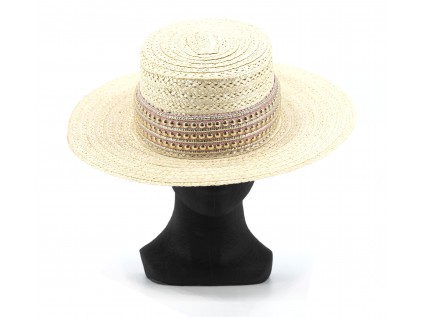 Sombrero chevalier ISABELLA rosa